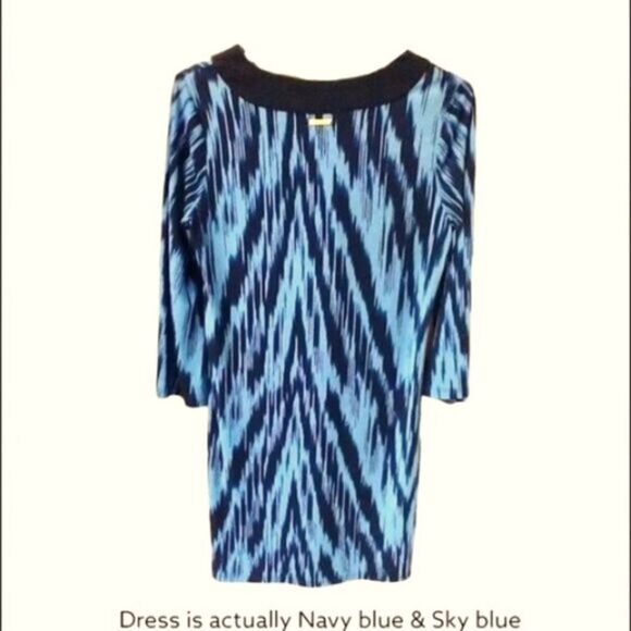 NWT Michael Kors Women's Abstract design  Tunic Dress - Picture 6 of 11